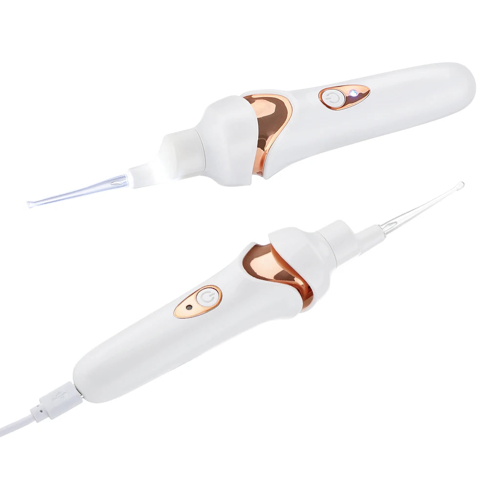 LumoClean™ - Skånsom ørepleje med lys og sugefunktion.