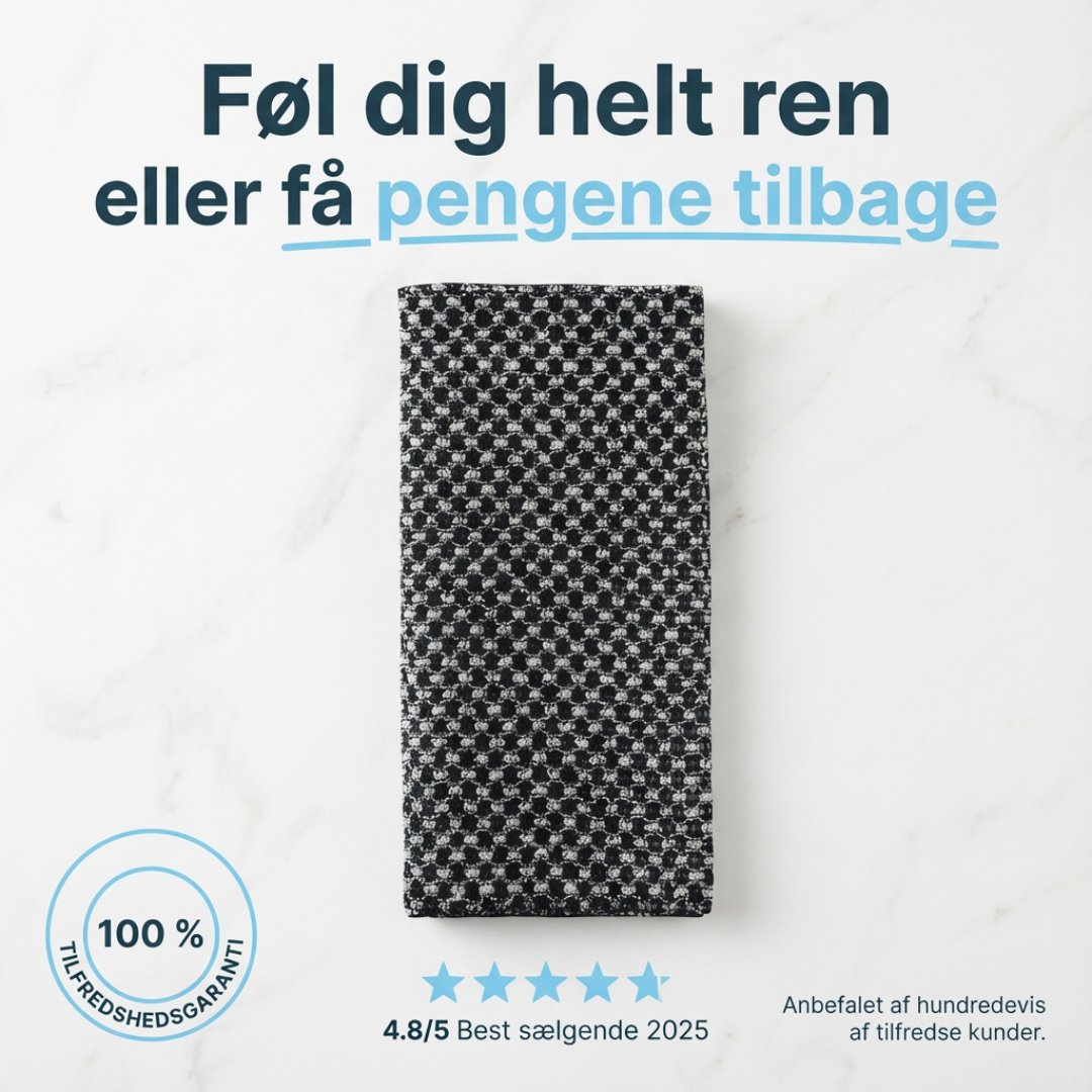 FjordTowel™ - Eksfolierende badehåndklæde for silkeblød hud.