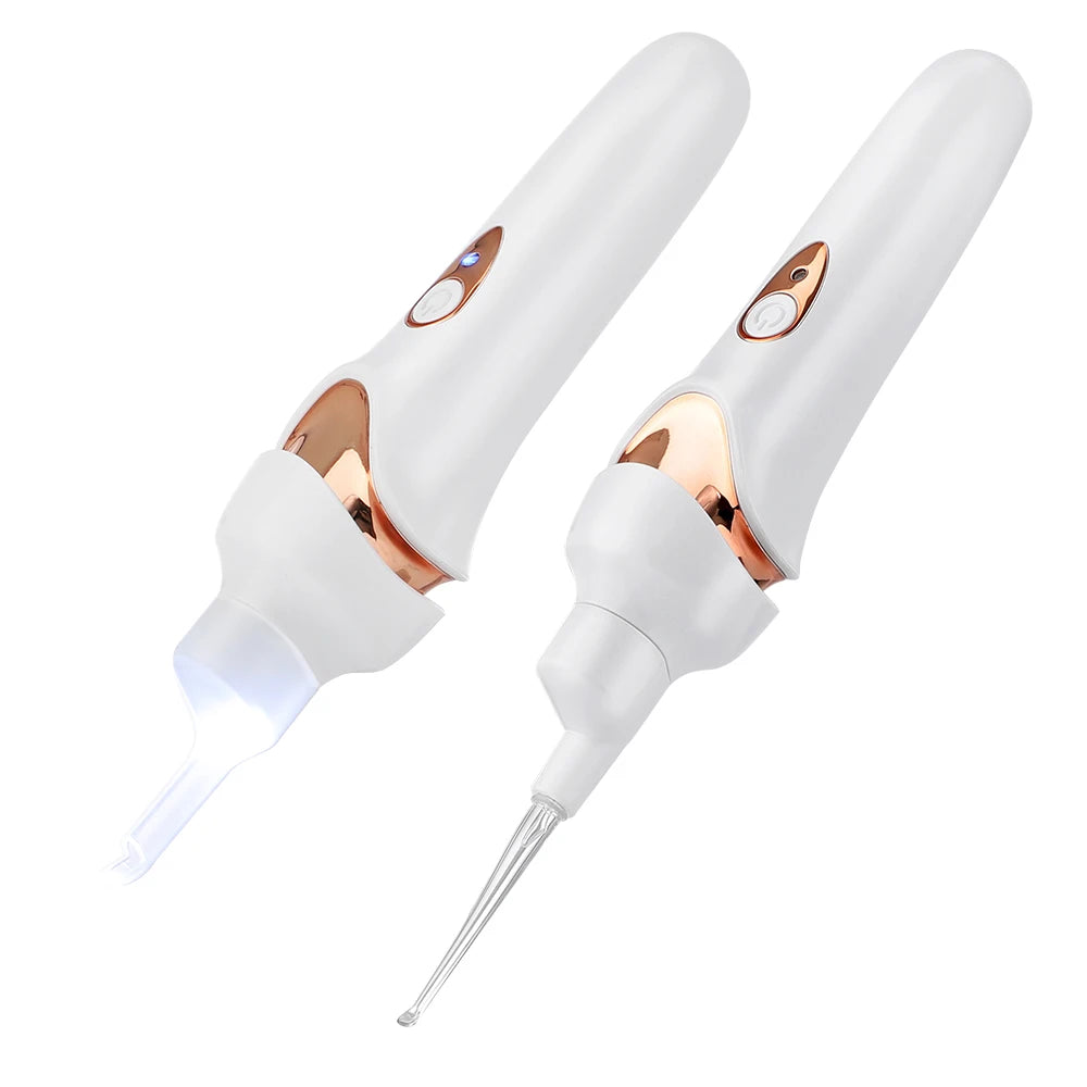 LumoClean™ - Skånsom ørepleje med lys og sugefunktion.