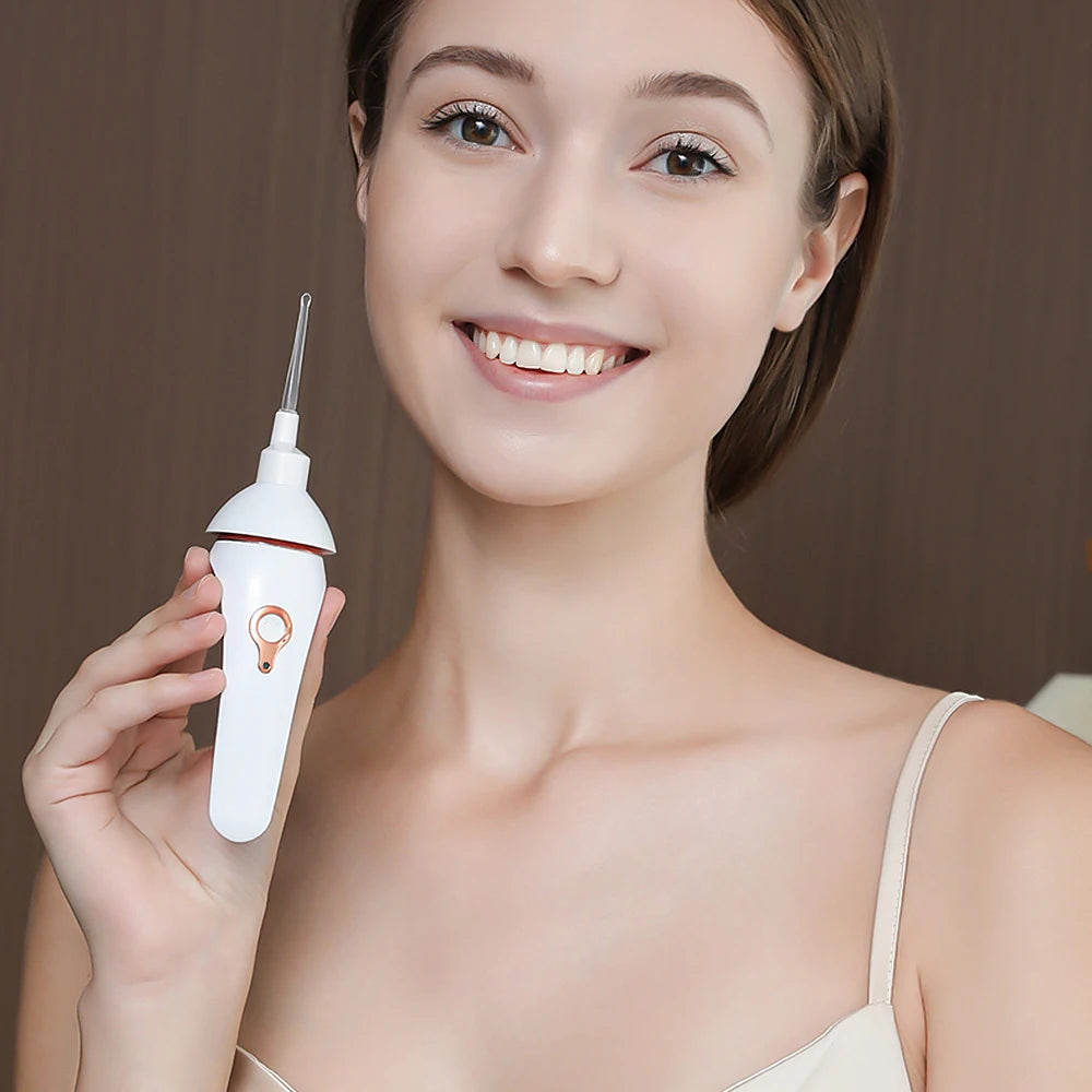 LumoClean™ - Skånsom ørepleje med lys og sugefunktion.