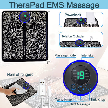 TheraPad™ – EMS-teknologi mod uro i benene. Lindrer naturligt, forbedrer søvn og giver ro. Let, bærbar og tilpasset dine behov.