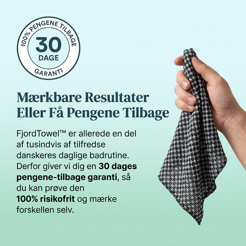 FjordTowel™ - Eksfolierende badehåndklæde for glat og silkeblød hud.