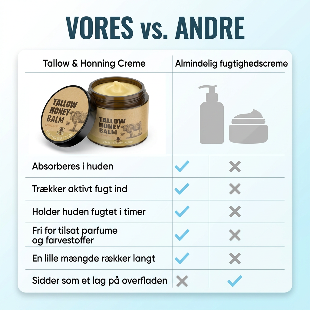 Tallow & Honning Creme